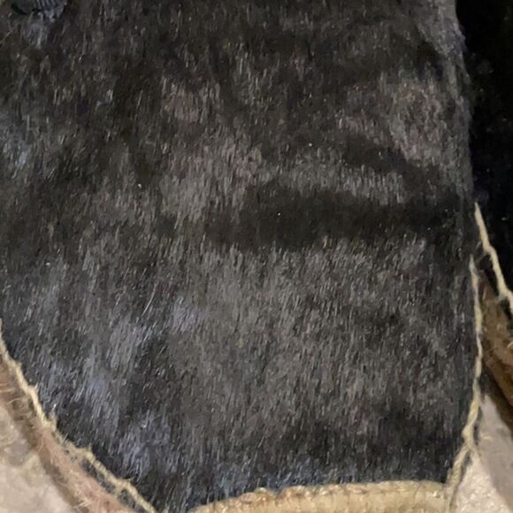 Steven by Steve Madden Lanii Black Calf Hair Espadrilles Shoes Womens Size 8.5 - Picture 12 of 12